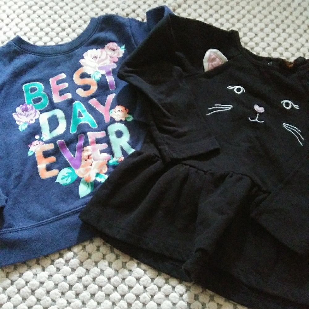 2 crew neck sweaters